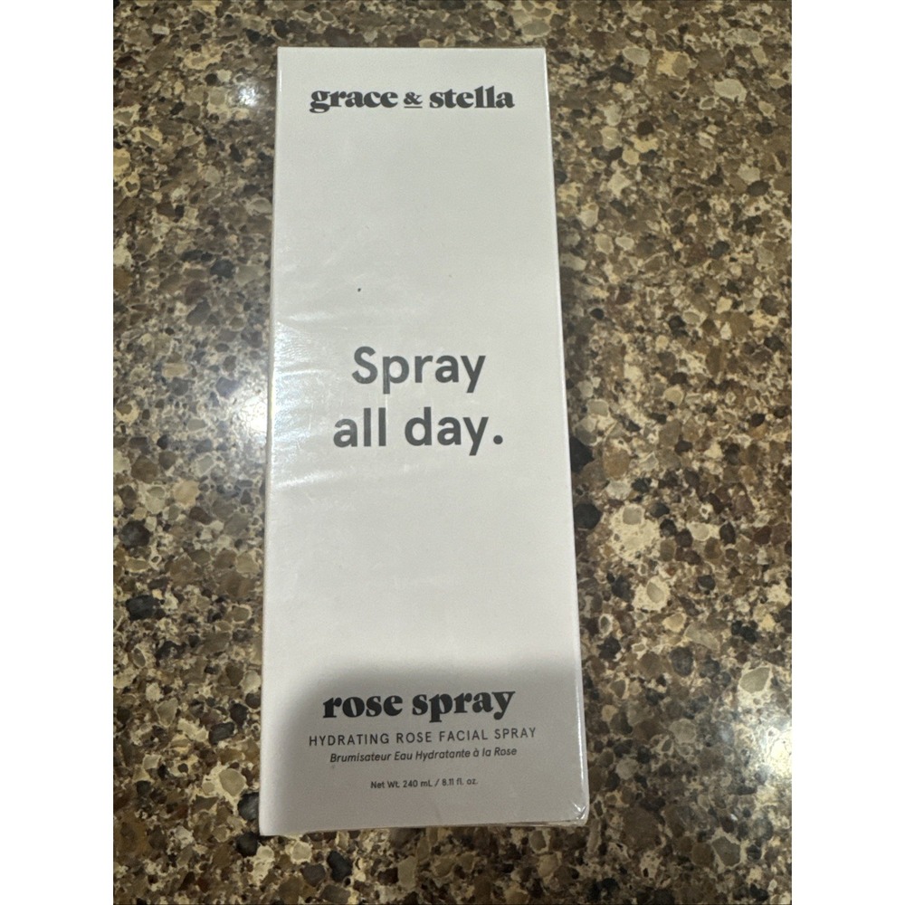 Grace & Stella Spray All Day Rose Spray Full Size 8.11 fl oz/240ml NIP Sealed‎